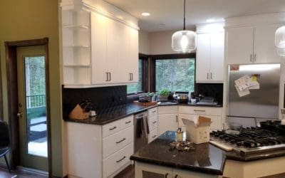 Kitchen Cabinet Painting in Bragg Creek