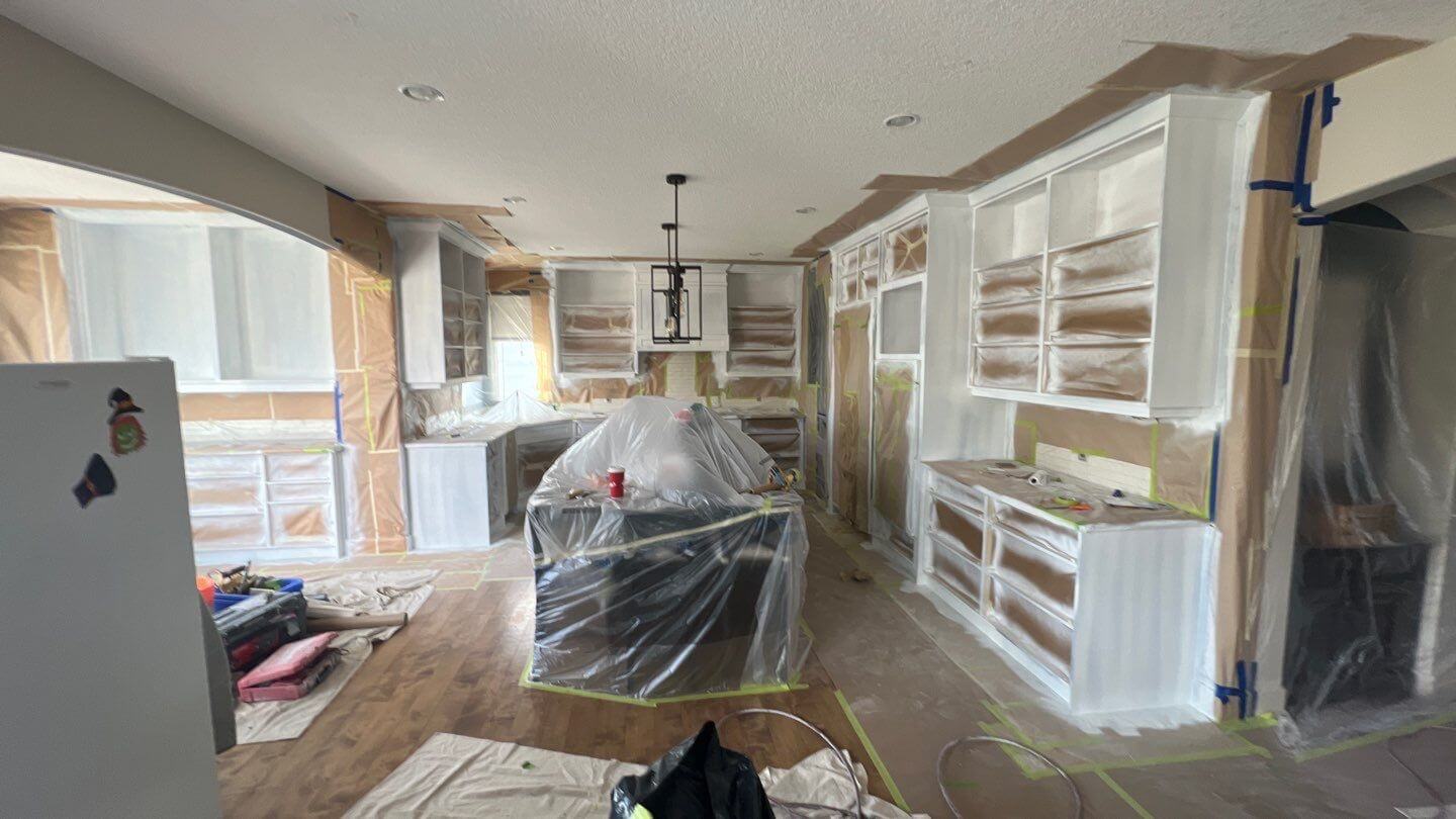 prep on painted cabinets