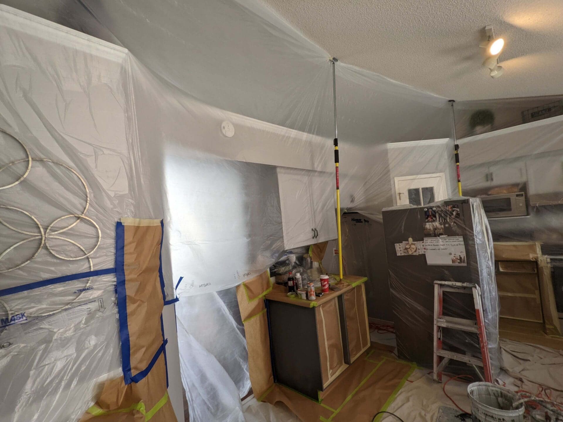 Prep process featuring poly walls