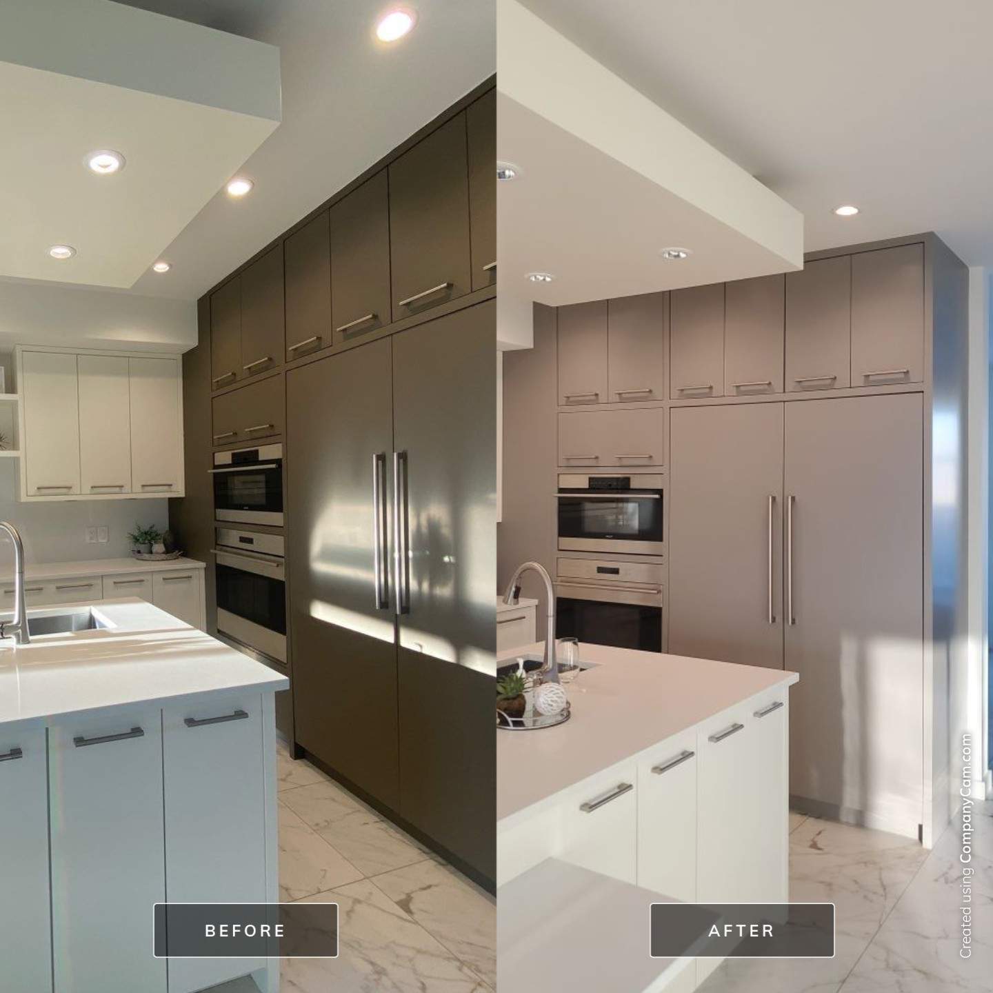 contemporary grey cabinets after 4