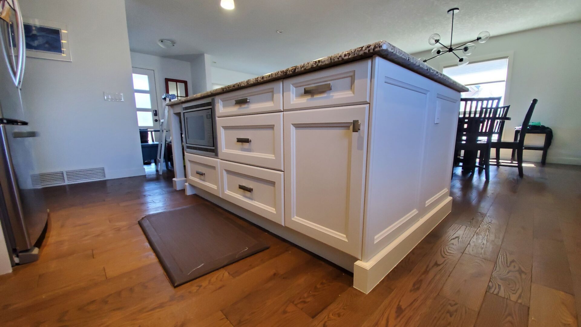 Brown Cabinets White Paint after 3