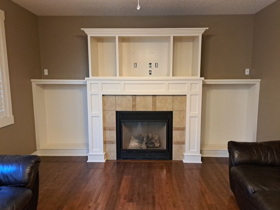 cabinets painted off white after 3