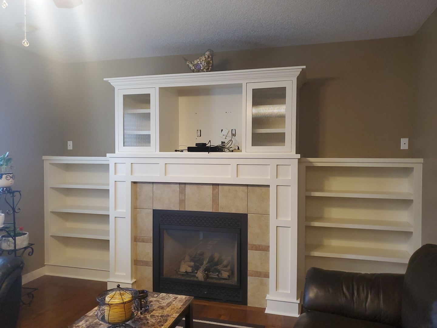 cabinets painted off white after 2