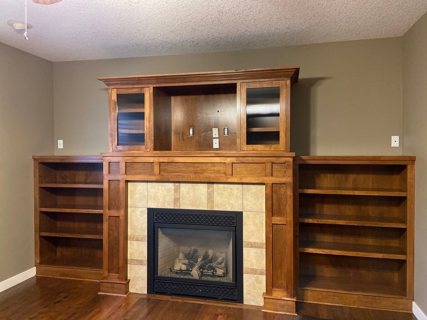 cabinets painted off white before 18