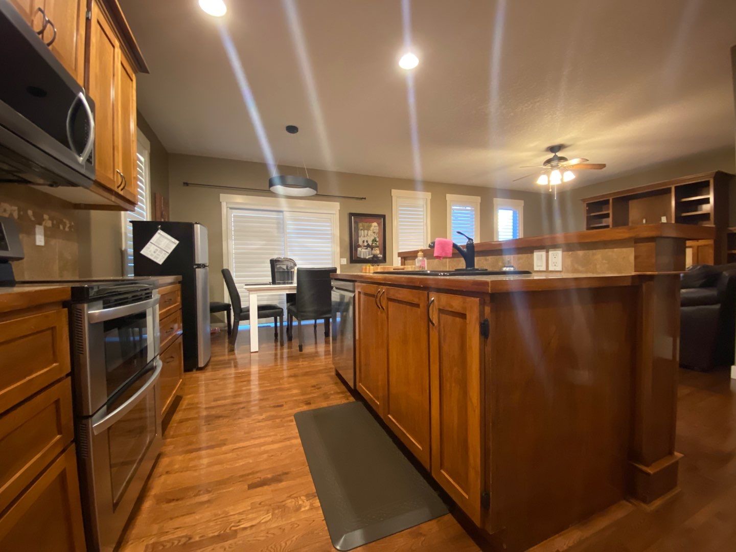 cabinets painted off white before 16