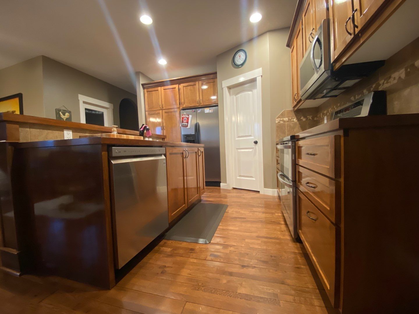 cabinets painted off white before 19