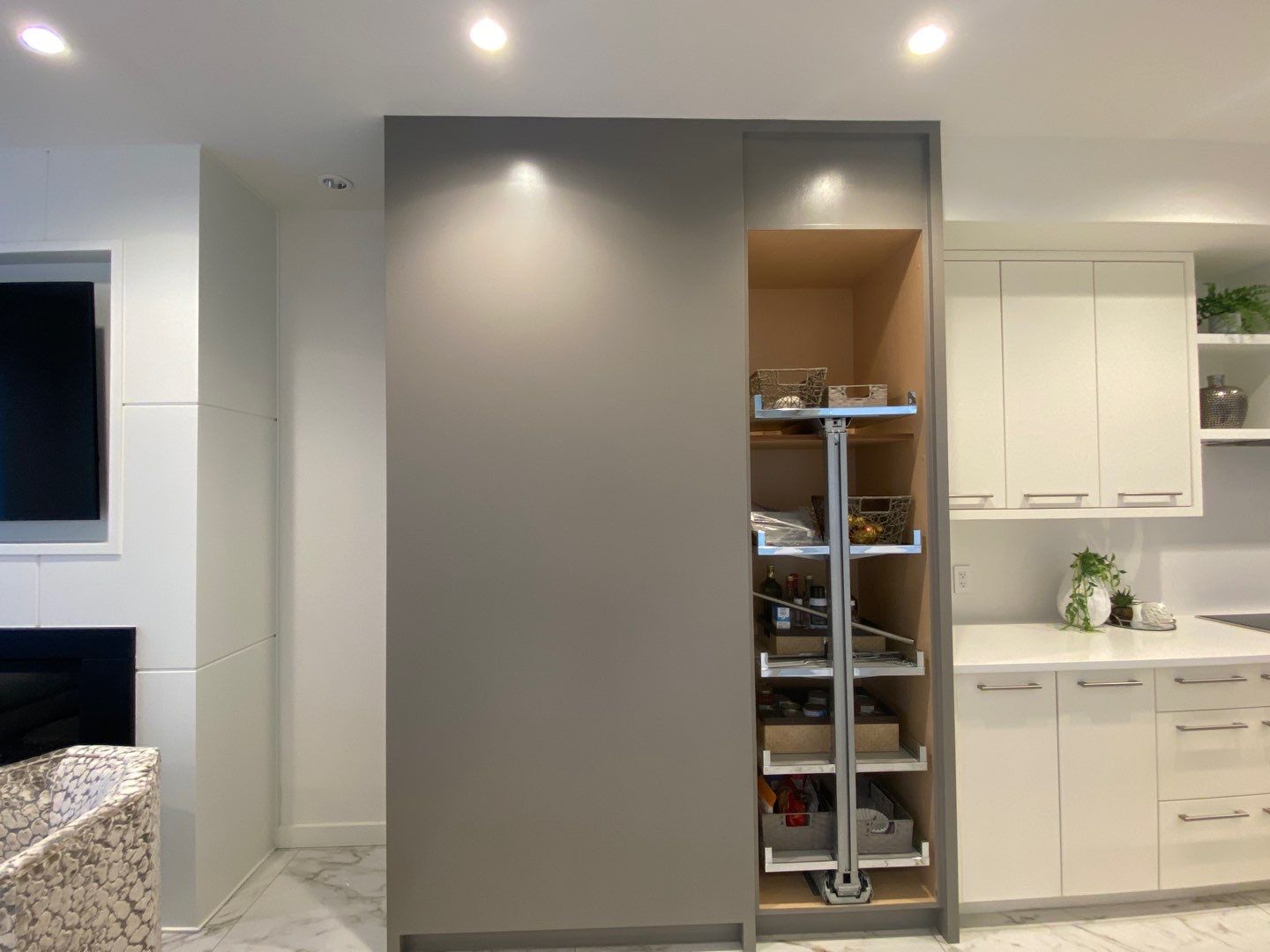 contemporary grey cabinets after 9