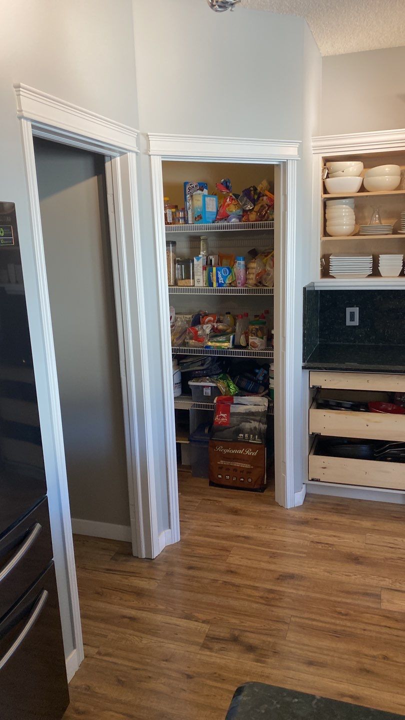 Brown Cabinets Painted Modern Two Tone after 12