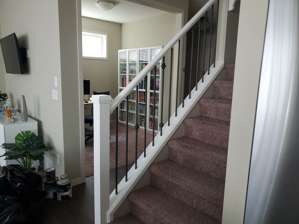 Brown Cabinets Two-Tone after 17