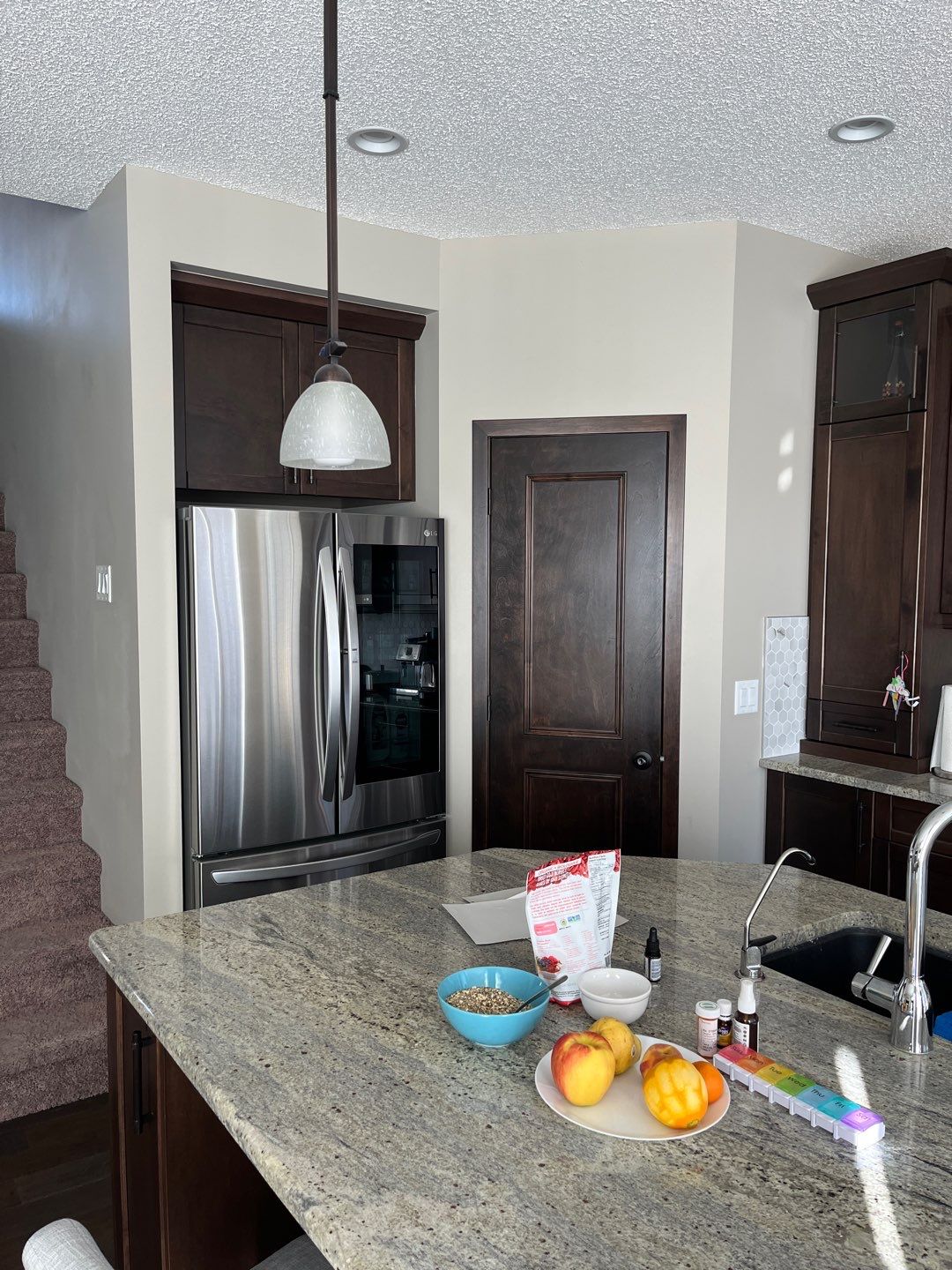 Brown Cabinets Two-Tone before 7