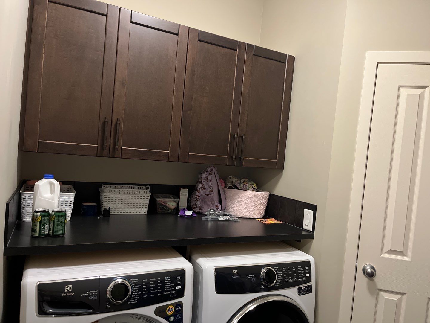 Brown Cabinets Two-Tone before 1