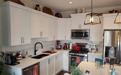 Brown Kitchen Cabinets Painted White