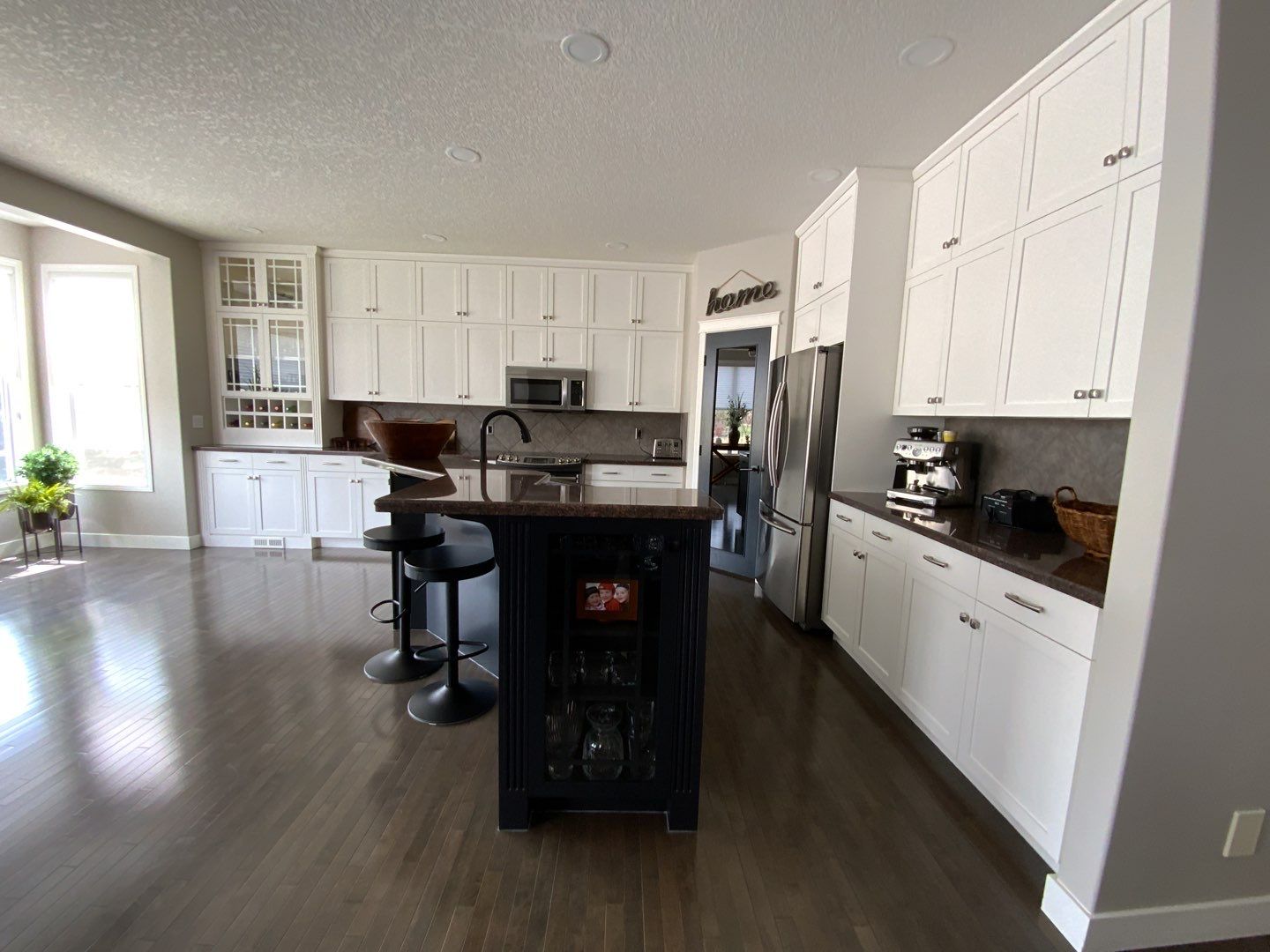 wood kitchen two tone after 2