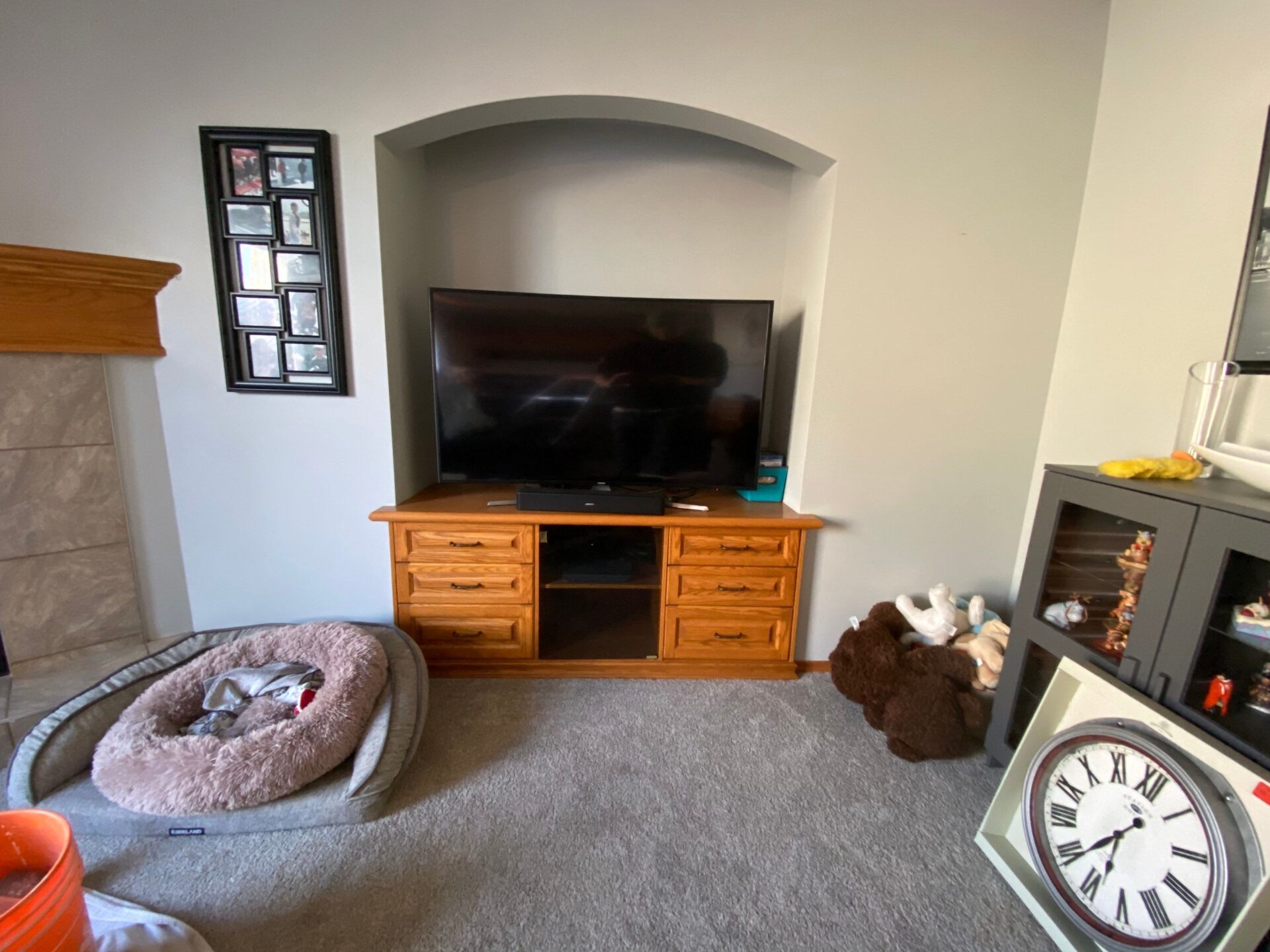 painted oak cabinets before 10